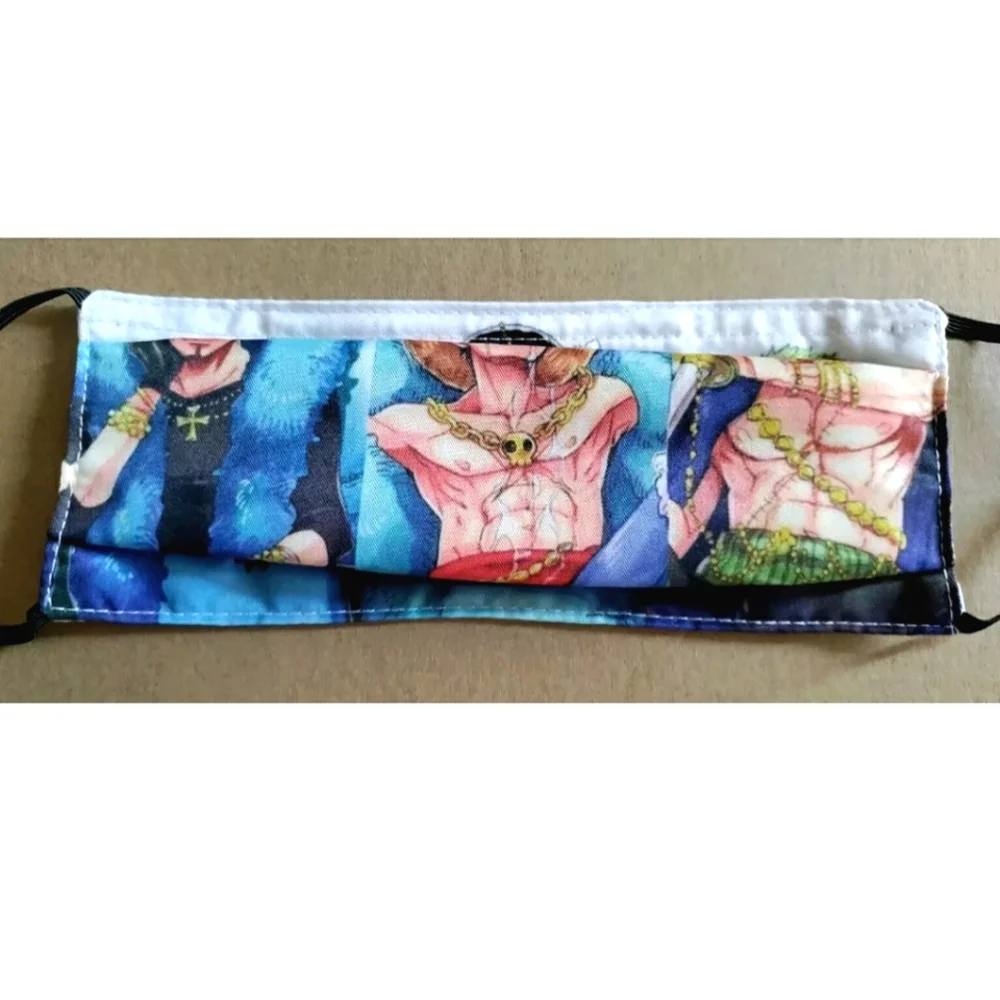 NEW Anime One Piece Face Mask 2.5PM 2 Filters! Manga Facewear Balaclava. Unisex